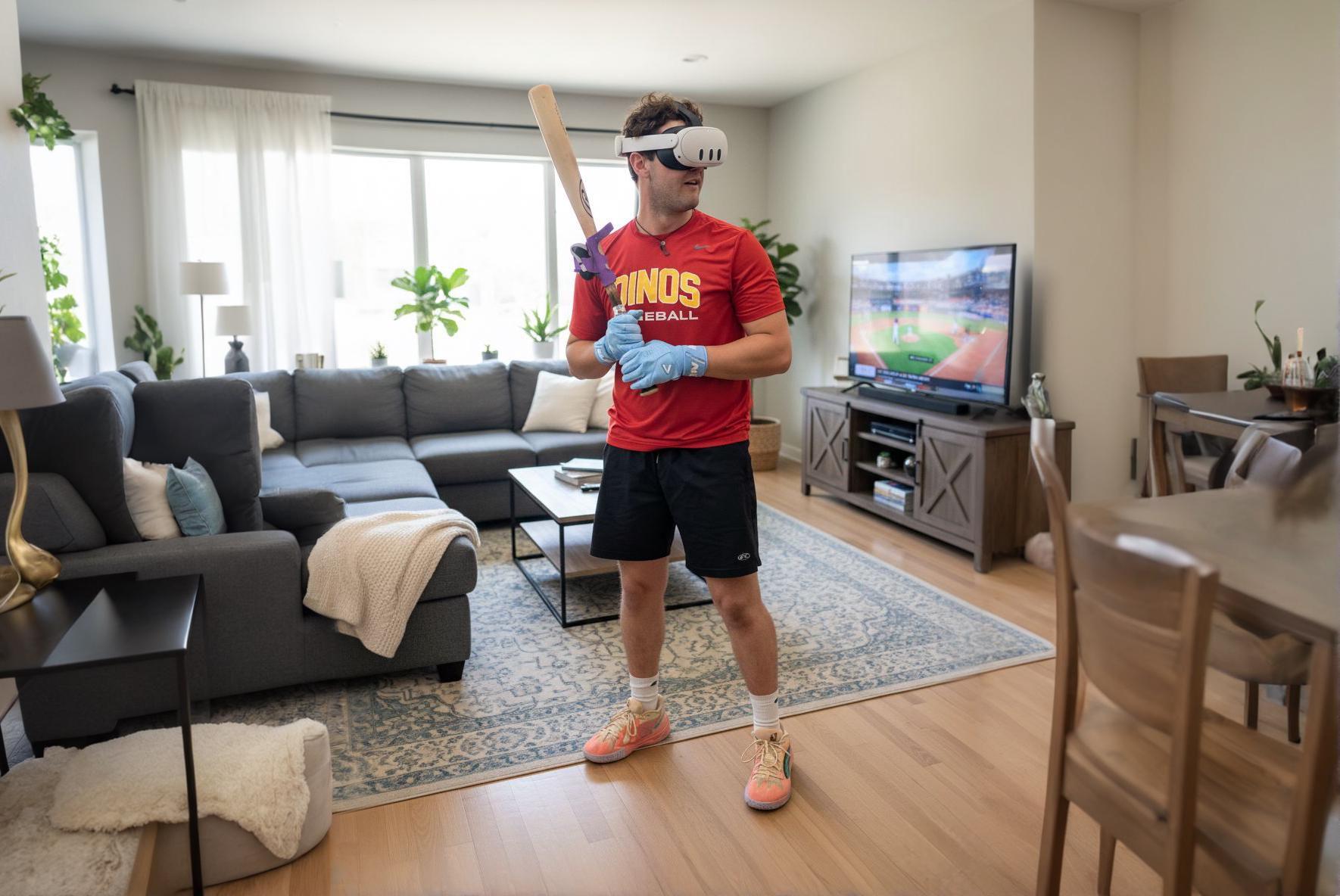 Player using Baseball X VR